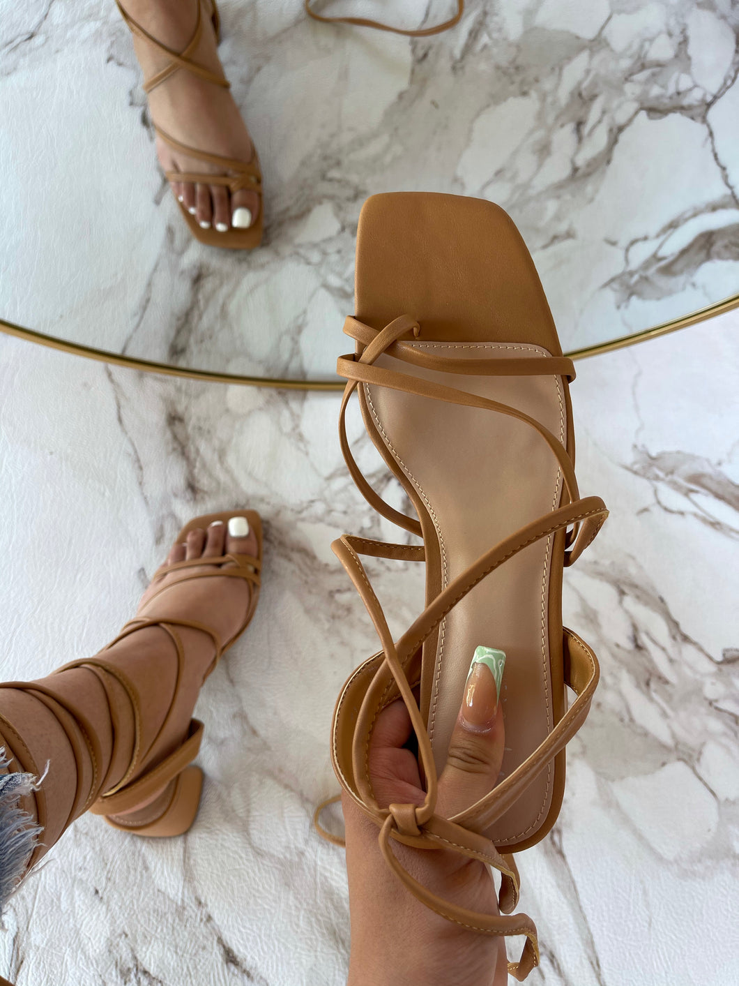 Skye Heel- Tan