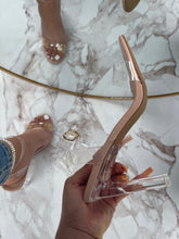 Load image into Gallery viewer, Inez Heel- Clear/Nude
