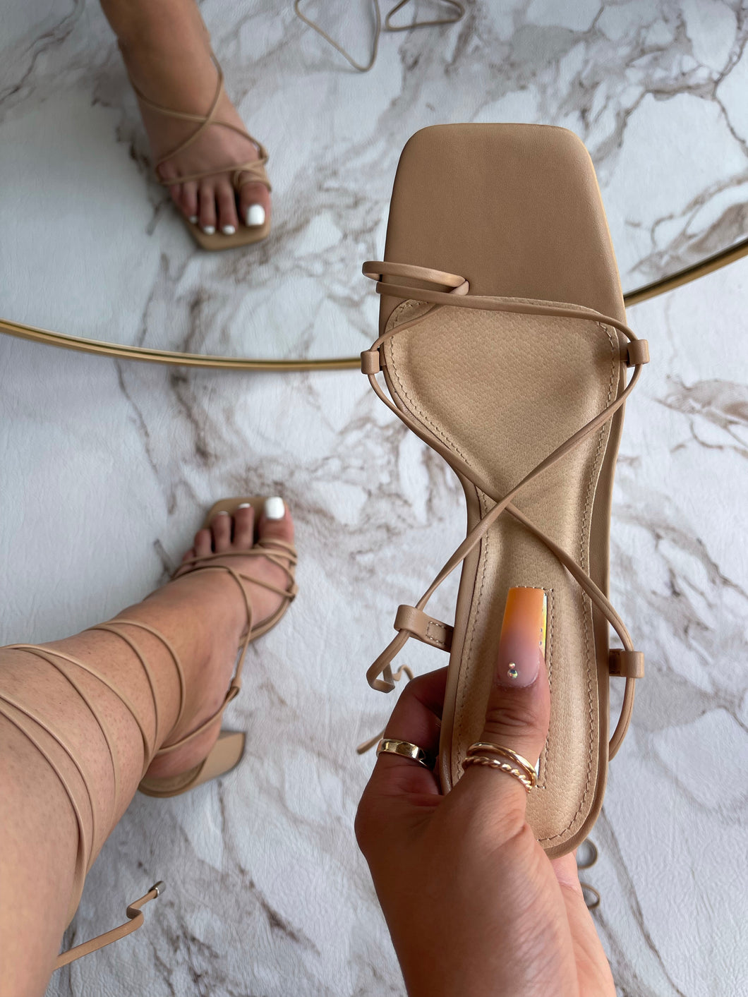 Miami Heel- Nude