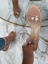 Load image into Gallery viewer, Inez Heel- Clear/Nude

