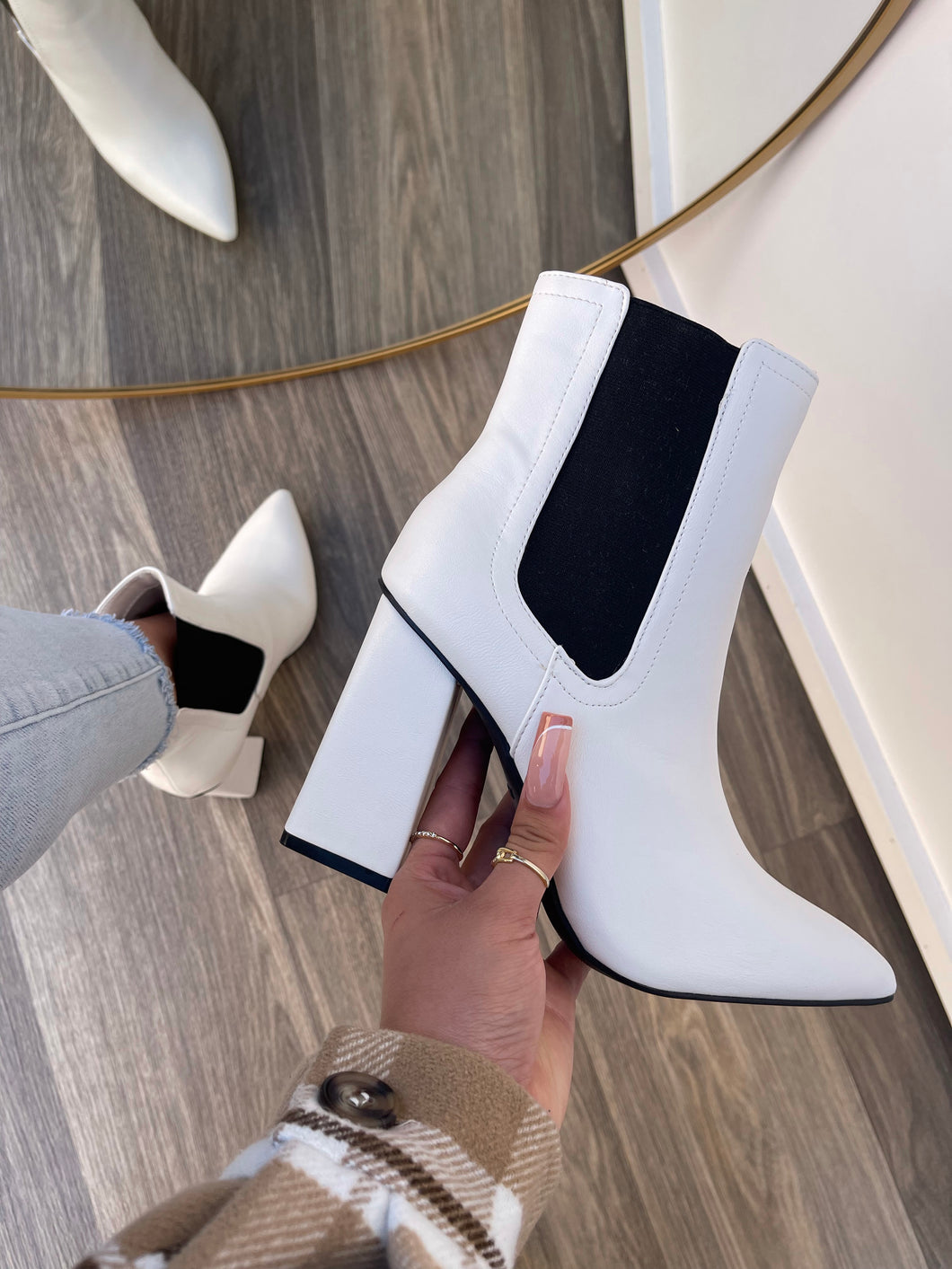 Cheyanne Booties- White