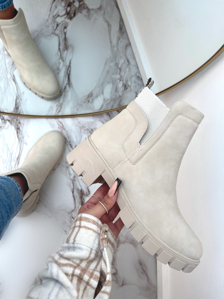 Hailey Booties - Stone
